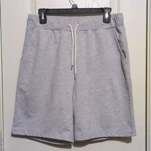 Shein training shorts in heather gray